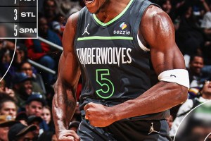 Edwards segna tutto nel quarto quarto, i Wolves battono i Wizards