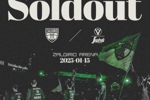 Zalgiris Kaunas, contro la Virtus Bologna è Sold Out