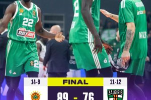 EuroLeague: Panathinaikos, che rimonta! Lo Zalgiris Kaunas si spegne sul più bello