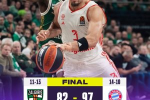 EuroLeague Round 24 | Il Bayern Monaco domina a Kaunas: Zalgiris KO