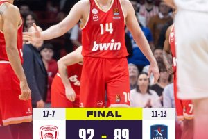 EuroLeague Round 24 | L’Olympiacos gioca col fuoco, ma vince contro l’Efes
