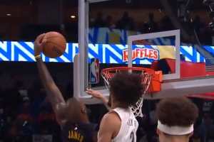 Los Angeles Lakers: LeBron James’ sensational dunk against Dallas Mavericks