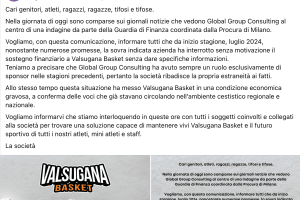 Bufera in Valsugana: truffe e lingotti scuotono il basket trentino