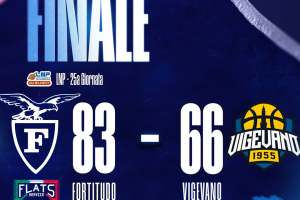 Fortitudo inarrestabile: settima vittoria di fila, Vigevano ko