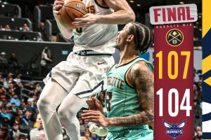 Jokic straordinario, Murray non trema dalla lunetta: i Denver Nuggets battono gli Charlotte Hornets