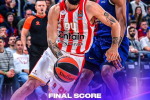 EuroLeague Round 26 | La vince Fournier: l’Olympiacos stende il Barcellona a domicilio