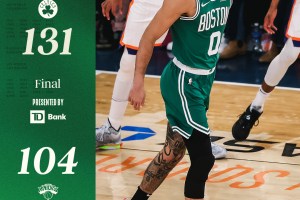 Boston Celtics a valanga: sconfitti senza problemi i New York Knicks