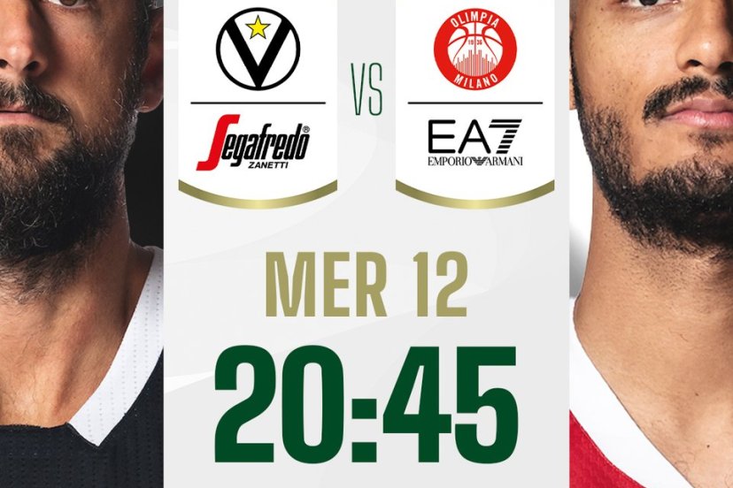 Virtus Bologna-Olimpia Milano, le ufficiali