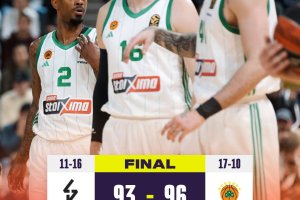 EuroLeague Round 27 | L’ASVEL Villeurbanne sogna la rimonta, ma nel finale prevale il Panathinaikos
