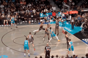 LaMelo Ball misses second half vs. Nets due to right ankle soreness