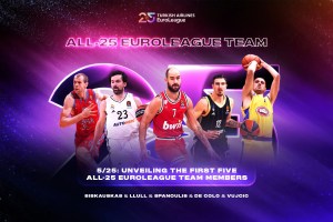 The prestigious All-25 EuroLeague Team names its first five members