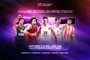 The third batch of players for the All-25 EuroLeague Team are announced