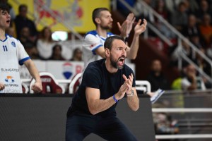 Germani Brescia, coach Poeta: “Bellissima partita, noi arrivati col fiato corto nel finale”
