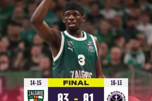 Euroleague Round 29: Lo Zalgiris supera in rimonta il Paris Basketball