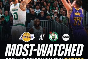 NBA, numeri da record per Celtics-Lakers