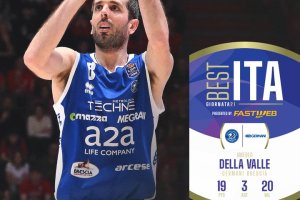 LBA: Amedeo Della Valle è il miglior italiano del 21° turno