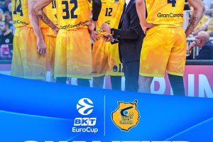 Eurocup: Il Gran Canaria resiste al ritorno dell’Hapoel Gerusalemme e raggiunge la semifinale