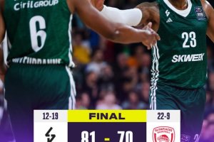 Colpo ASVEL: l’Olympiacos cade 81-70 a Lione, Fenerbahce si avvicina