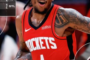 Jalen Green domina con 32 punti e 11 rimbalzi: Houston piega Atlanta