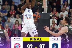 L’Efes espugna Monaco di Baviera, il Bayern Monaco va KO nel finale