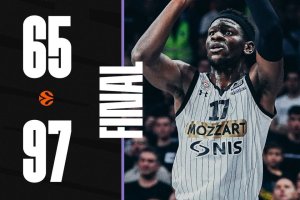 Debacle storica per il Partizan: con l’Efes è la peggior sconfitta casalinga in EuroLeague