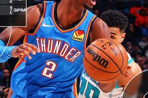 Tutto facile per gli Oklahoma City Thunder: Charlotte Hornets travolti