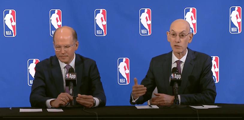 La conferenza stampa di Adam Silver e Andreas Zagklis