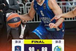 Efes edges Maccabi in Riga: 90-88 win keeps playoff hopes alive
