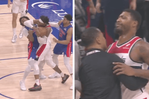 Tensions flare in Pistons-Wizards showdown: two flagrant fouls, heated exchanges