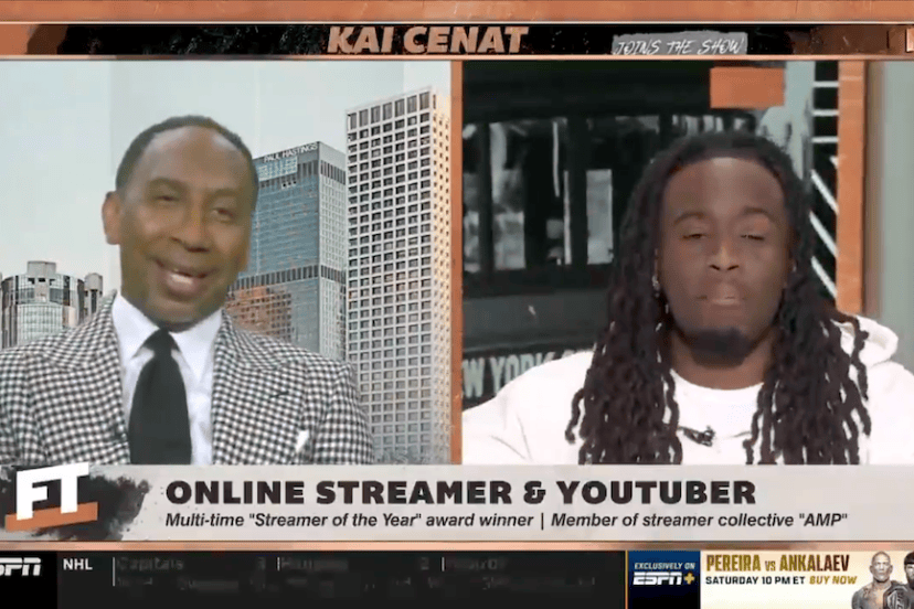 Kai Cenat Stephen A. Smith
