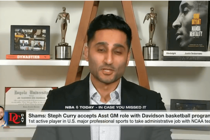 Shams Charania racconta l'accordo tra Steph Curry e Davidson