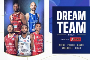 Svelato il Dream Team del mese di marzo di LBA 2024-2025