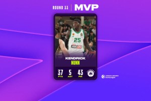 Euroleague Round 33 MVP: Kendrick Nunn, Panathinaikos