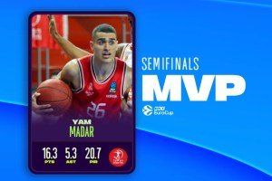 Eurocup Semifinals MVP: Yam Madar, Hapoel Shlomo Tel Aviv