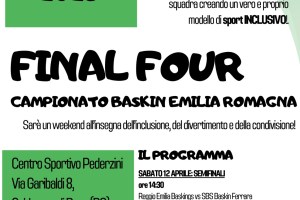 Le Final Four del Campionato Regionale di Baskin 2025 si giocano a Calderara di Reno