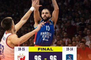 Epic battle in Belgrade: Efes stuns Crvena Zvezda in OT to clinch play-in spot