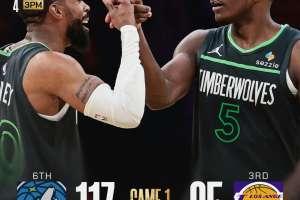I Minnesota Timberwolves travolgono i Los Angeles Lakers: salta il fattore campo, è 0-1