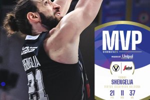 LBA: Toko Shengelia è l’MVP della 25° giornata