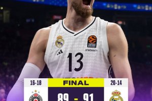 Real Madrid stuns Partizan with Tavares buzzer-beater to stay in the hunt for playoffs