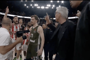 Heated exchange between Kalinić and Herbert after Bayern vs Zvezda