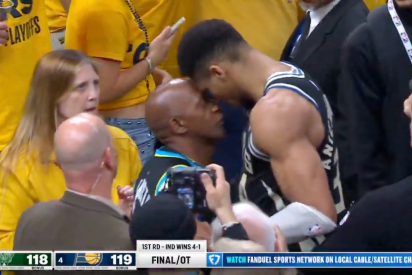 Giannis Antetokounmpo padre Haliburton