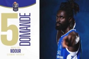 Germani Brescia, 5 domande a… Maurice Ndour: “Nei playoff possiamo andare molto lontano”
