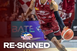 Trapani Shark signs Derek Ogbeide, extends JD Notae