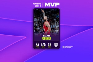 Euroleague Playoffs Game 4 MVP: Evan Fournier