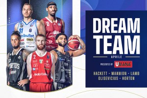 Svelato il Dream Team Umana del mese di aprile in LBA