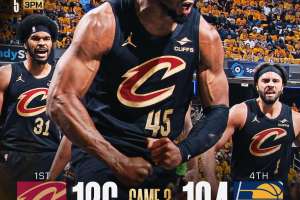 NBA, i Cleveland Cavaliers rialzano la testa. Indiana Pacers superati in gara 3