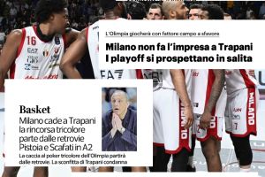 La Gazzetta dello Sport: Olimpia, che frenata