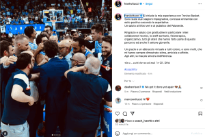 Frank Vitucci: Un grazie a chi ha dato stima, amicizia e affetto. Per gli altri, indifferenza