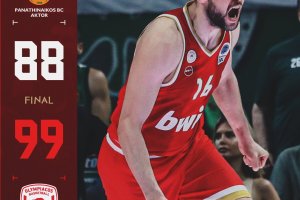 Colpo Olympiacos: sbancata OAKA, è 1-2 su un Panathinaikos spalle al muro