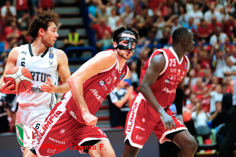 LBA Playoff gara 4 Olimpia Milano - Virtus Bologna Leandro Bolmaro